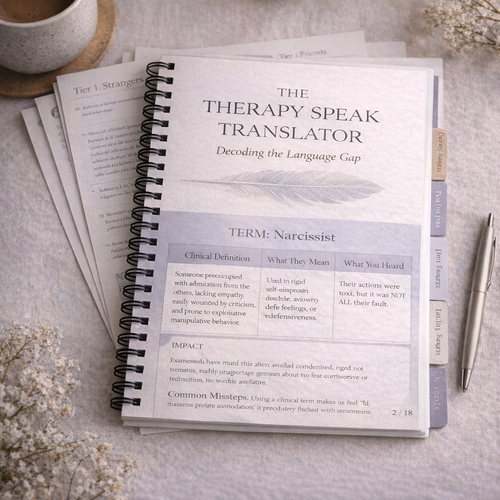 BONUS #2: THE THERAPY SPEAK TRANSLATOR - Decoding the Language Gap